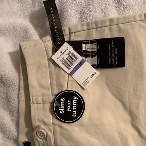 NWT-Capri pants-cream/tan color. Size 18